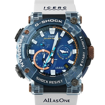 カシオ G-SHOCK フロッグマン イルカクジラモデル GWF-A1000K-2AJR ブルー メンズ 時計 【中古】【wristwatch】