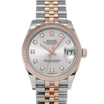 ロレックス デイトジャスト 31 278271G シルバー/ダイヤモンド レディース 時計 【中古】【wristwatch】