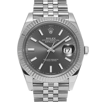 ロレックス デイトジャスト 41 126334 スレート メンズ 時計 【中古】【wristwatch】