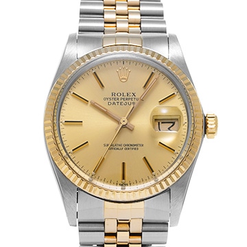 ロレックス デイトジャスト 16013 シャンパン メンズ 時計 【中古】【wristwatch】