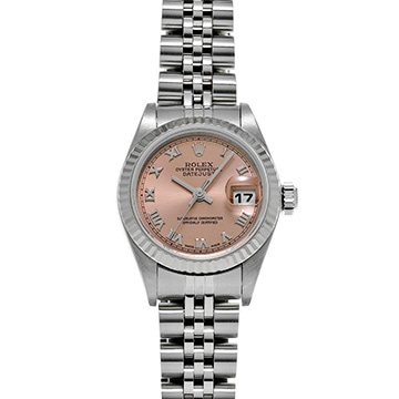 ロレックス デイトジャスト 79174 ピンク レディース 時計 【中古】【wristwatch】