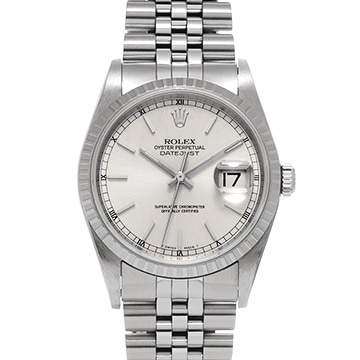 ロレックス デイトジャスト 16220 シルバー メンズ 時計 【中古】【wristwatch】