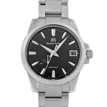 グランドセイコー スプリングドライブ SBGA227 ブラック メンズ 時計 【中古】【wristwatch】