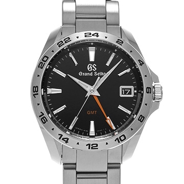 グランドセイコー スポーツコレクション クォーツ GMT SBGN003 ブラック メンズ 時計 【中古】【wristwatch】