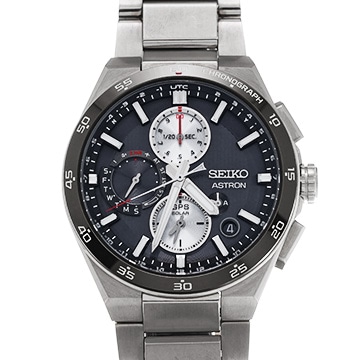 セイコー アストロン ネクスター SBXC151 ブラック/シルバー メンズ 時計 【中古】【wristwatch】