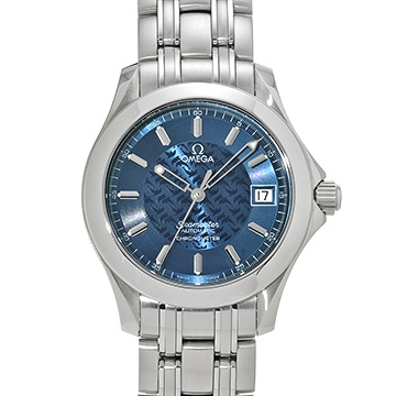 オメガ シーマスター 120 ジャック・マイヨール 2000 2506.80 ブルー メンズ 時計 【中古】【wristwatch】