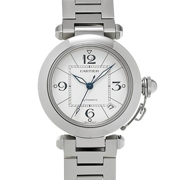 カルティエ パシャC W31074M7 ホワイト ユニセックス 時計 【中古】【wristwatch】