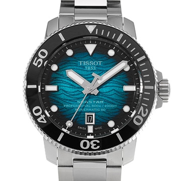 ティソ シースター 2000 プロフェッショナル T120.607.11.041.00 ブルー・グラデーション メンズ 時計 【中古】【wristwatch】