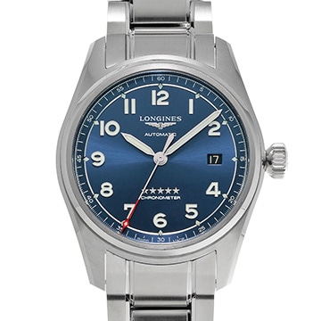 ロンジン スピリット プレミアモデル L3.810.4.93.9 ブルー メンズ 時計 【中古】【wristwatch】