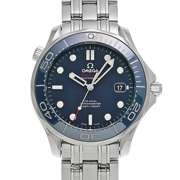オメガ シーマスター ダイバー300 コーアクシャル 212.30.41.20.03.001 ブルー メンズ 時計 【中古】【wristwatch】