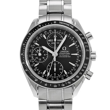 オメガ スピードマスター トリプルカレンダー 3220.50 ブラック メンズ 時計 【中古】【wristwatch】