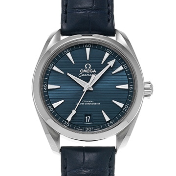 オメガ シーマスター アクアテラ コーアクシャル マスタークロノメーター 220.13.41.21.03.003 ブルー メンズ 時計 【中古】【wristwatch】