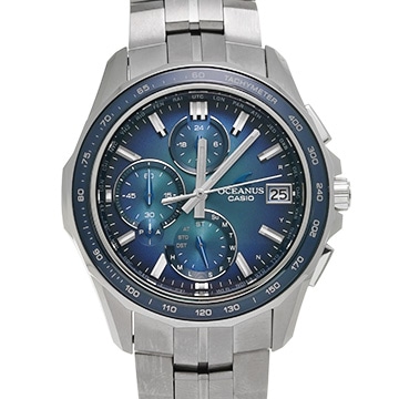 カシオ オシアナス マンタ OCW-S7000RA-2AJF ブルー・グラデーション メンズ 時計 【中古】【wristwatch】