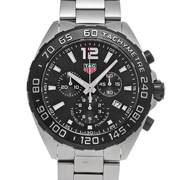 タグ ホイヤー フォーミュラ1 クォーツ クロノグラフ CAZ1010.BA0842 ブラック メンズ 時計 【中古】【wristwatch】