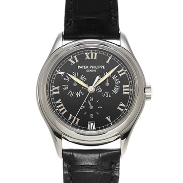 パテック フィリップ コンプリケーション アニュアルカレンダー 5035G-010 ブラック メンズ 時計 【中古】【wristwatch】