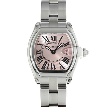 カルティエ ロードスター SM W62017V3 ピンク レディース 時計 【中古】【wristwatch】