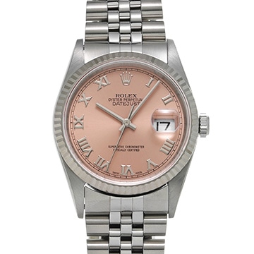 ロレックス デイトジャスト 16234 ピンク メンズ 時計 【中古】【wristwatch】