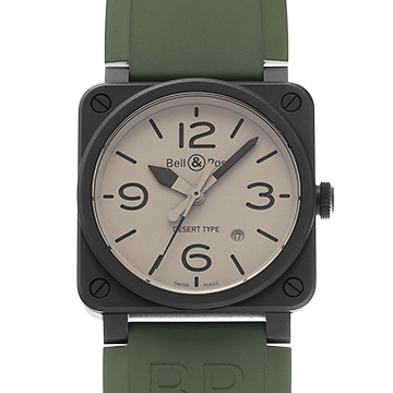 ベル＆ロス BR03-92 デザートタイプ BR0392-DESERT-CE ベージュ メンズ 時計 【中古】【wristwatch】