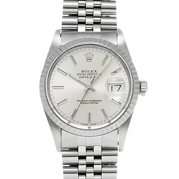 ロレックス デイトジャスト 16030 シルバー メンズ 時計 【中古】【wristwatch】