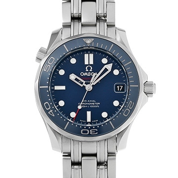 オメガ シーマスター ダイバー300 コーアクシャル 212.30.36.20.03.001 ブルー ユニセックス 時計 【中古】【wristwatch】