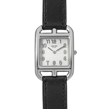 エルメス ケープコッド ドゥブルトゥール CC1.210 シルバー レディース 時計 【中古】【wristwatch】