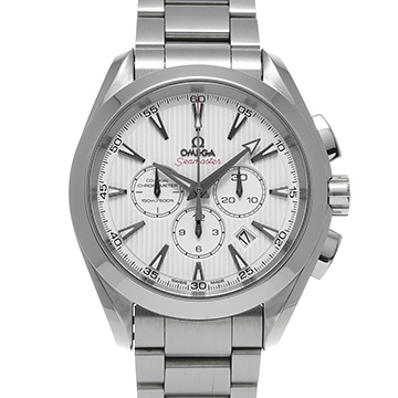 オメガ シーマスター アクアテラ コーアクシャル クロノグラフ 231.10.44.50.04.001 ホワイト メンズ 時計 【中古】【wristwatch】