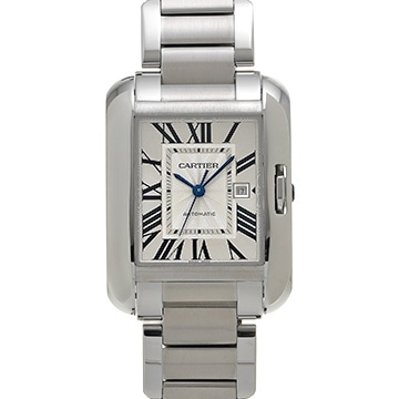 カルティエ タンク アングレーズ LM W5310009 シルバー メンズ 時計 【中古】【wristwatch】
