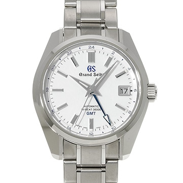 グランドセイコー ヘリテージコレクション メカニカル ハイビート36000 GMT 44GS 55th SBGJ255 ホワイト メンズ 時計 【中古】【wristwatch】