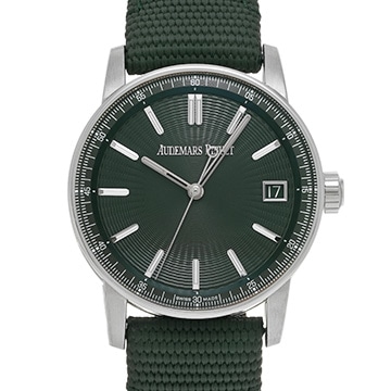 オーデマ ピゲ CODE 11.59 バイ オーデマピゲ 15210ST.OO.A056KB.01 グリーン メンズ 時計 【中古】【wristwatch】