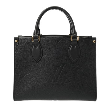 ルイ ヴィトン モノグラムジャイアントアンプラント オンザゴー PM 2WAY ノワール M45653 レザー レディース バッグ 【中古】【bag】