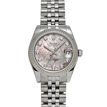 ロレックス デイトジャスト 178274G ゴールドダストドリーム/ダイヤモンド ユニセックス 時計 【中古】【wristwatch】