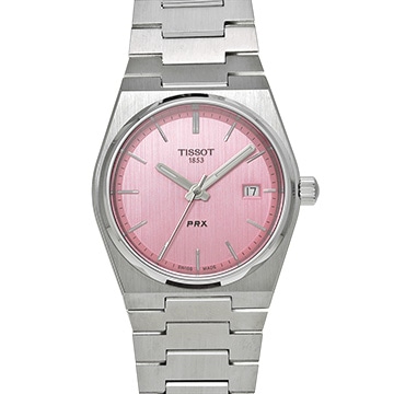 ティソ PRX 35mm T137.210.11.331.00 ピンク メンズ 時計 【中古】【wristwatch】