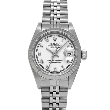 ロレックス デイトジャスト 69174G シルバー/ダイヤモンド レディース 時計 【中古】【wristwatch】