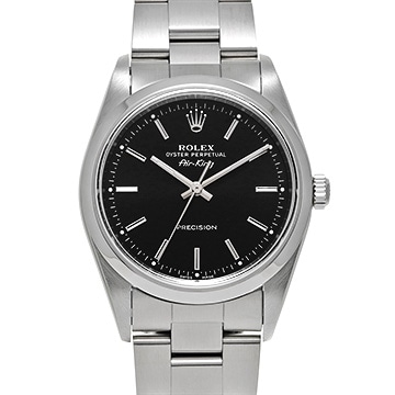 ロレックス エアキング 14000 ブラック メンズ 時計 【中古】【wristwatch】