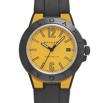 ブルガリ ディアゴノ マグネシウム DG41C10SMCVD イエロー メンズ 時計 【中古】【wristwatch】