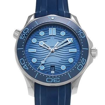 オメガ シーマスター ダイバー300 コーアクシャル マスタークロノメーター 210.32.42.20.03.002 ブルー メンズ 時計 【中古】【wristwatch】