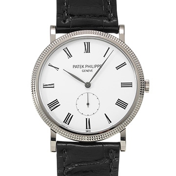 パテック フィリップ カラトラバ 5119G-001 ホワイト メンズ 時計 【中古】【wristwatch】