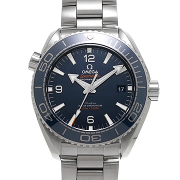 オメガ シーマスター プラネットオーシャン 600 コーアクシャル マスタークロノメーター 215.30.44.21.03.001 ブルー メンズ 時計 【中古】【wristwatch】