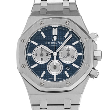 オーデマ ピゲ ロイヤルオーク クロノグラフ 26331ST.OO.1220ST.01 ブルー/ロジウム メンズ 時計 【中古】【wristwatch】