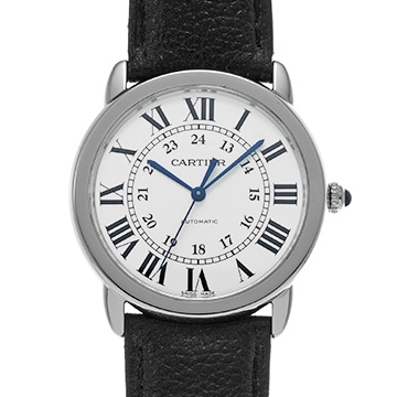 カルティエ ロンドソロ ドゥ カルティエ 36mm WSRN0021 シルバー ユニセックス 時計 【中古】【wristwatch】