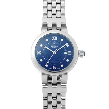 チューダー / チュードル クレア ド ローズ 35500 ブルー/ダイヤモンド レディース 時計 【中古】【wristwatch】