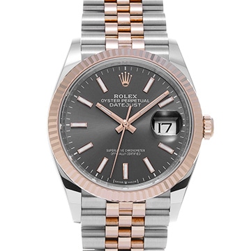 ロレックス デイトジャスト 36 126231 スレートグレー メンズ 時計 【中古】【wristwatch】