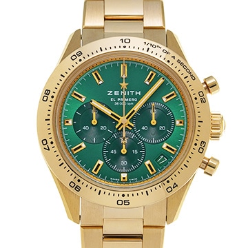 ゼニス クロノマスター スポーツ ヨシダ スペシャルエディション 30.3100.3600/56.M3100 グリーンラッカー メンズ 時計 【中古】【wristwatch】