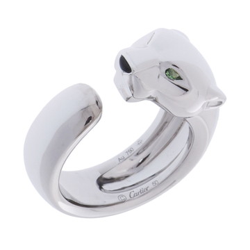 カルティエ パンテール リング ミディアム #50 シルバー B4099550 K18ホワイトゴールド WG レディース ジュエリー 【中古】【jewelry】