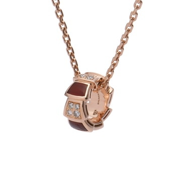 ブルガリ セルペンティヴァイパー ネックレス ゴールド 355088 K18ピンクゴールド PG レディース ジュエリー 【中古】【jewelry】