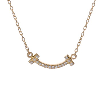 ティファニー Tスマイル ネックレス ミニ ゴールド K18イエローゴールド YG レディース ジュエリー 【中古】【jewelry】