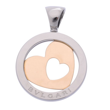 ブルガリ トンドハート ペンダントトップ ゴールド K18イエローゴールド YG/ステンレススチール レディース ジュエリー 【中古】【jewelry】