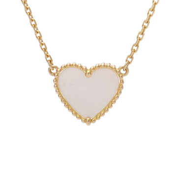 ヴァン クリーフ&アーペル ラッキーアルハンブラ ハート ネックレス ゴールド K18イエローゴールド YG レディース ジュエリー 【中古】【jewelry】