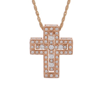 ダミアーニ ベルエポックネックレス XS サイドパヴェ ゴールド 20070301 K18ピンクゴールド PG レディース ジュエリー 【中古】【jewelry】