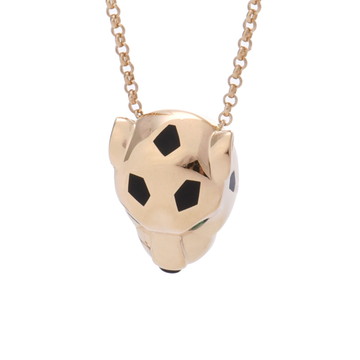 カルティエ パンテール ネックレス ゴールド B7224756 K18イエローゴールド YG/ラッカー レディース ジュエリー 【中古】【jewelry】